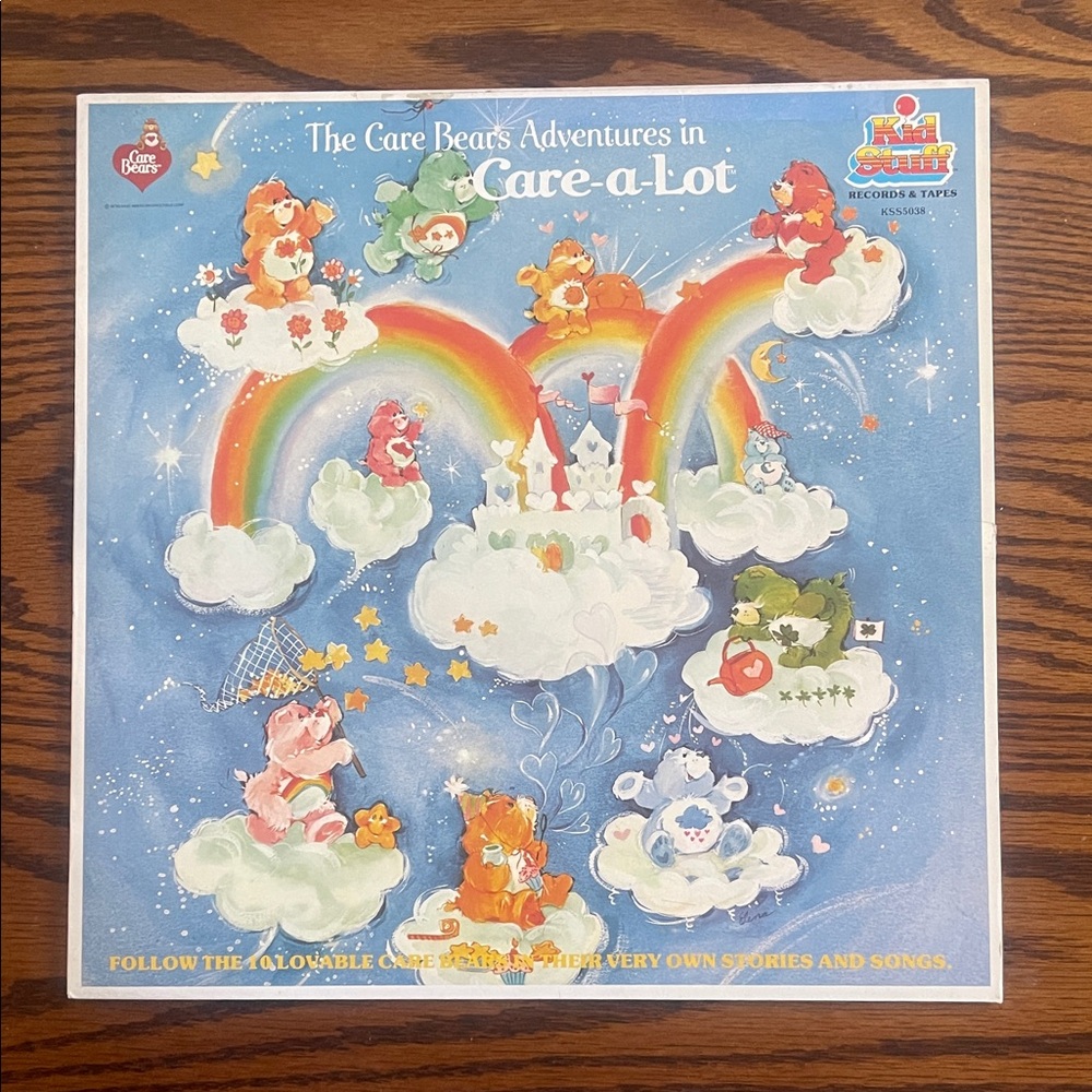 Care Bears Adventures in Care-a-Lot Vinyl Record - KSS5038 Rainbows